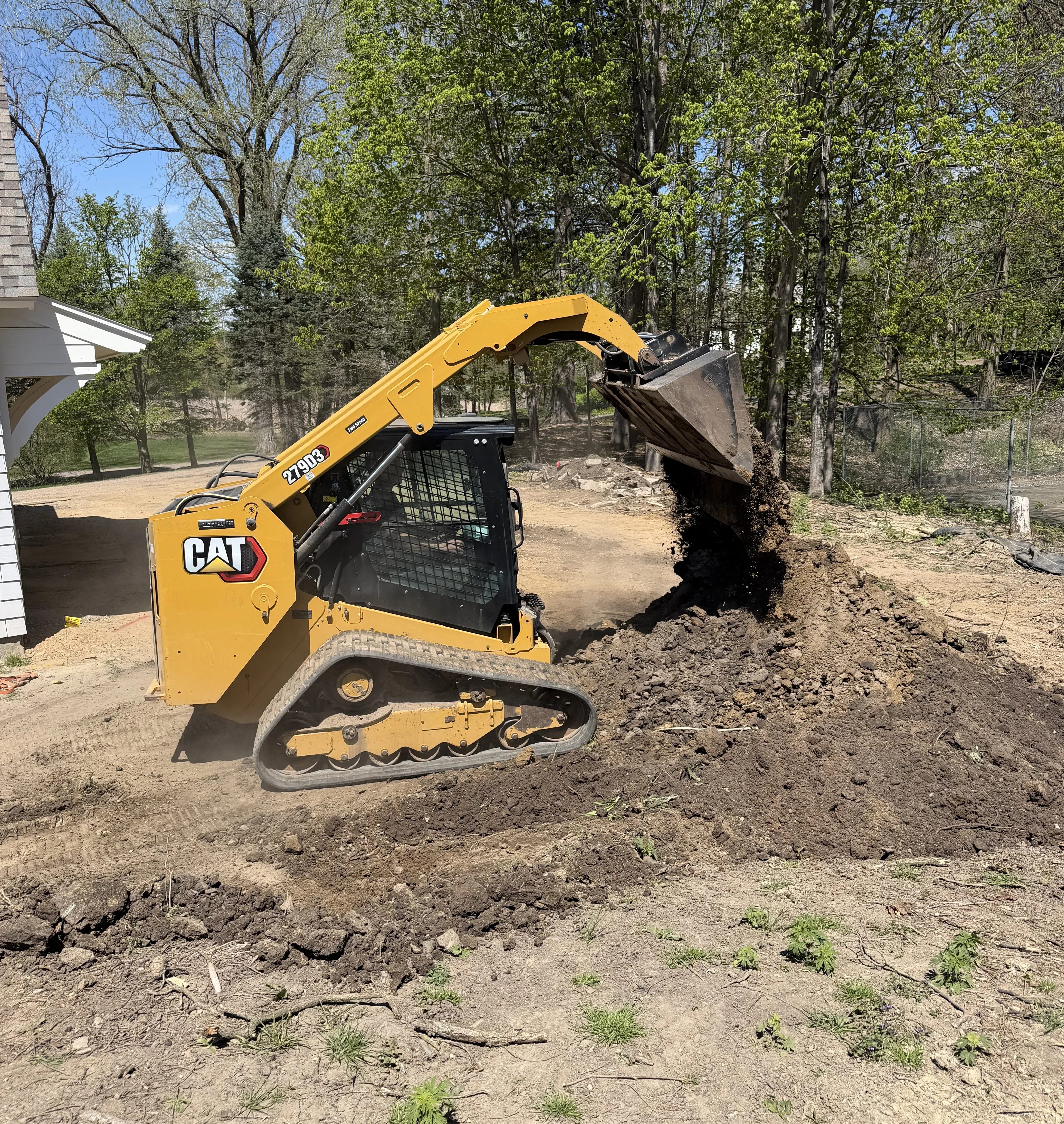 Heavy duty site grading and structural excavation in Hopkins